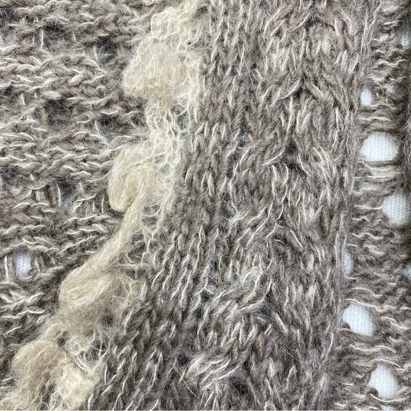 Anthropologie Sleeping On Snow Cropped Cardigan Medium - Picture 7 of 12